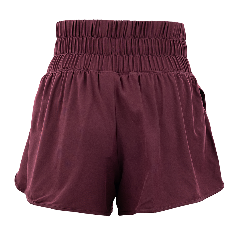 Texas A&M High Waist Woven Short