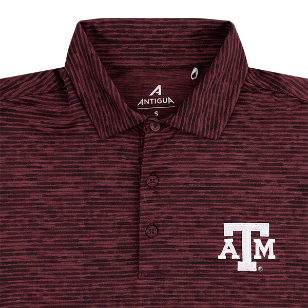 Texas A&M Antigua Static Watercolor Polo