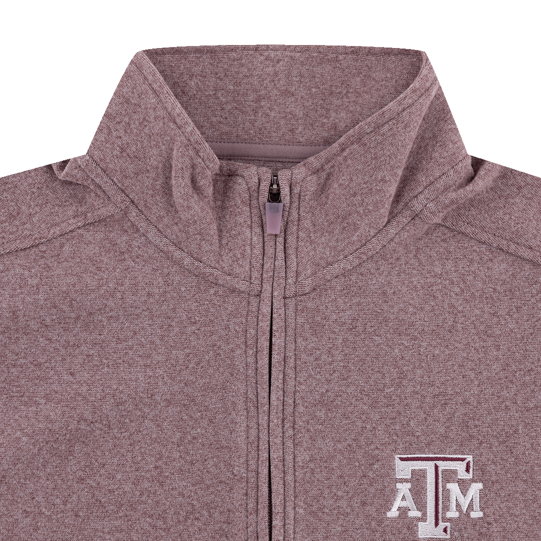 Texas A&M Antigua Subtle Buffed Quarter Zip