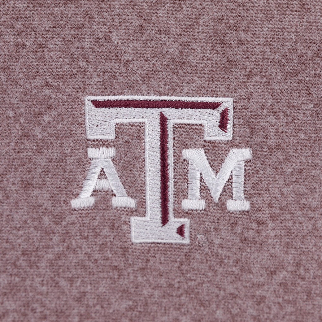 Texas A&M Antigua Subtle Buffed Quarter Zip