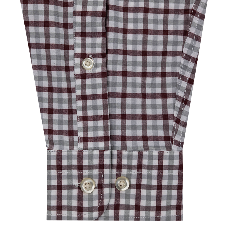 Texas A&M Horn Legend Plaid Button Down