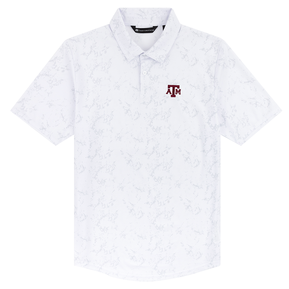 Texas A&M Travis Mathew Warmer Tides Scoop Polo