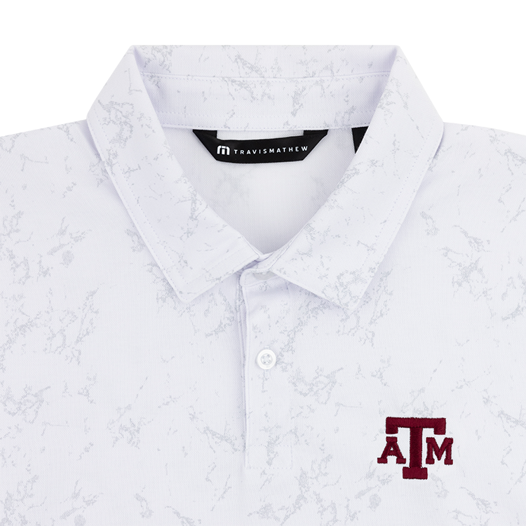 Texas A&M Travis Mathew Warmer Tides Scoop Polo