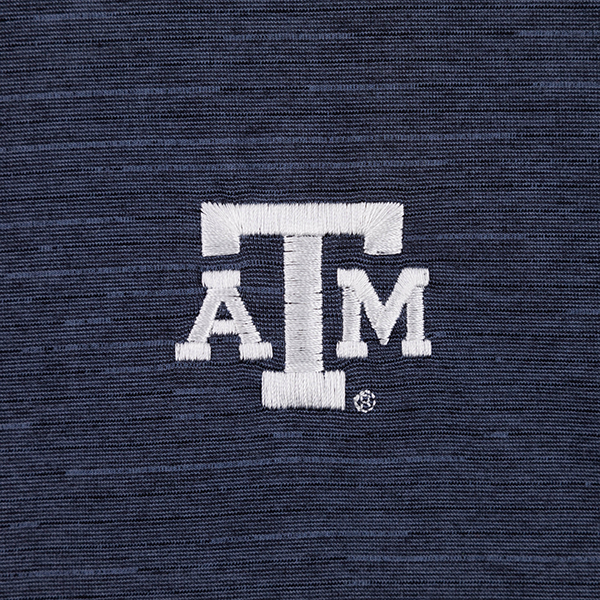 Texas A&M Travis Mathew Indigo The Heater Polo