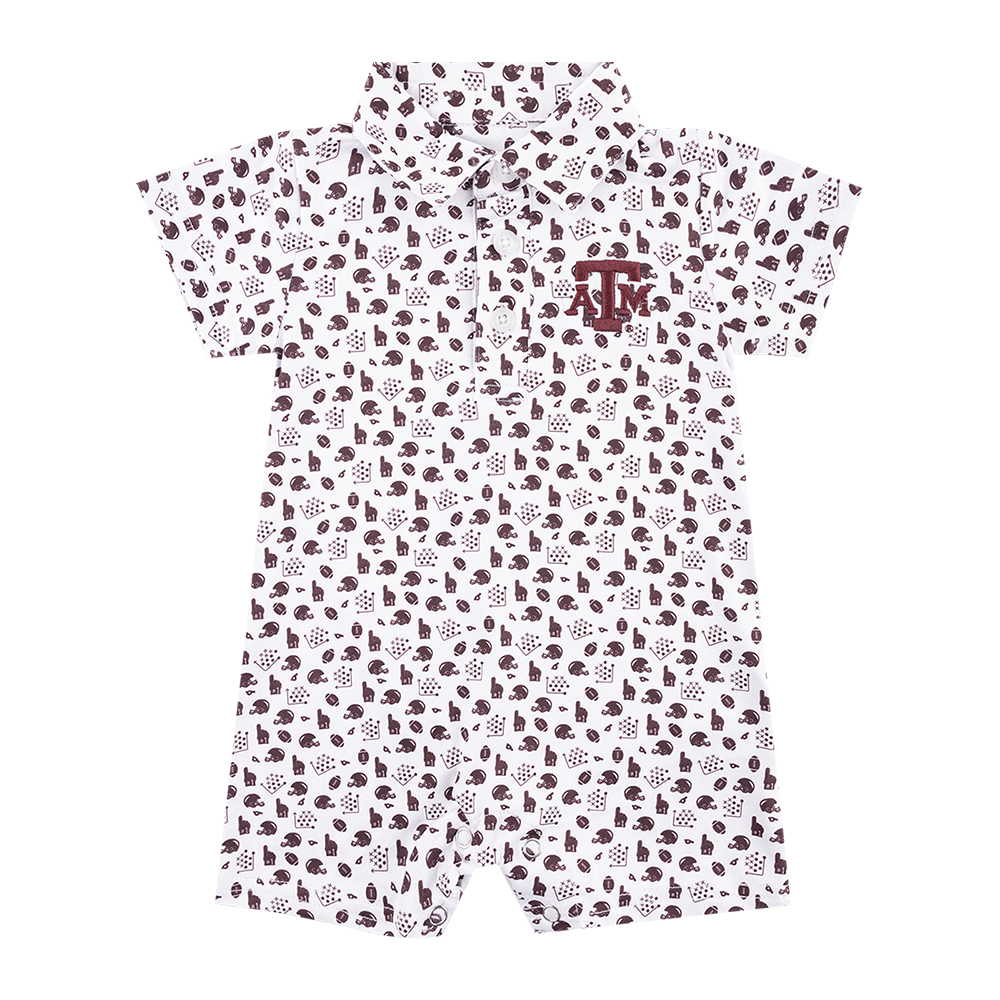 Texas A&M Infant Earnest Pattern Bodysuit