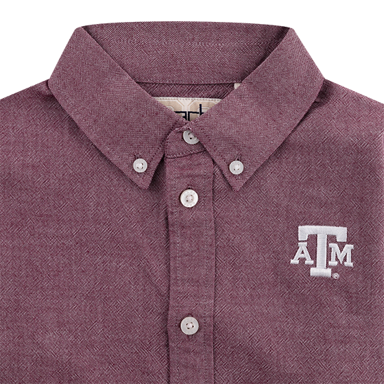 Texas A&M Youth Stetson Button Down