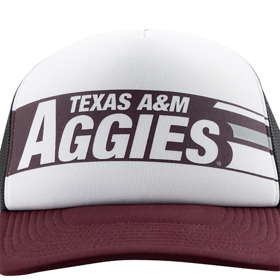 Texas A&M Aggies Stack Line Foam Trucker Hat