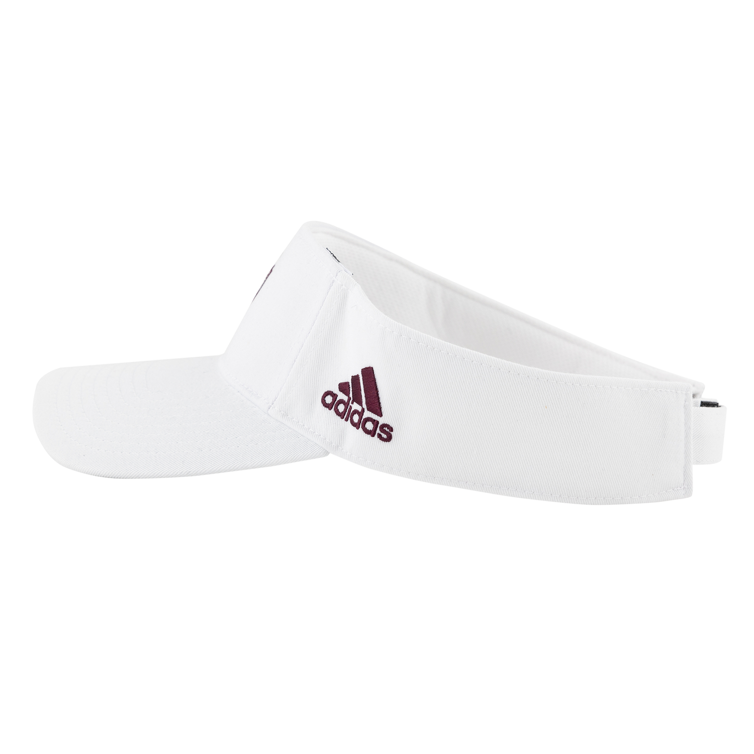 Texas A&M Adidas Lonestar White Coaches Visor