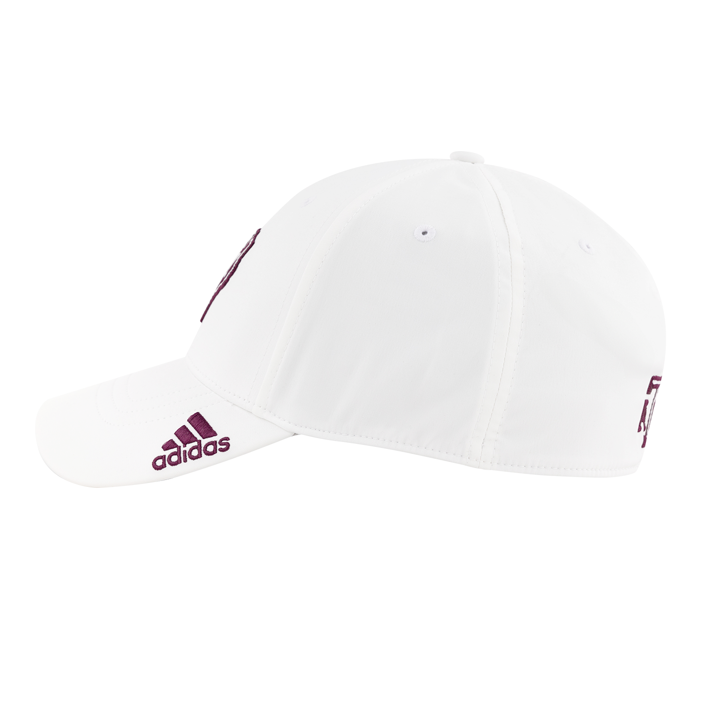 Texas A&M White Adidas Lonestar Structured Polyester Hat