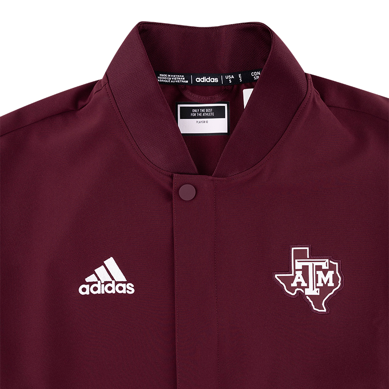 Texas A&M Aggies Adidas Full Zip Woven Jacket