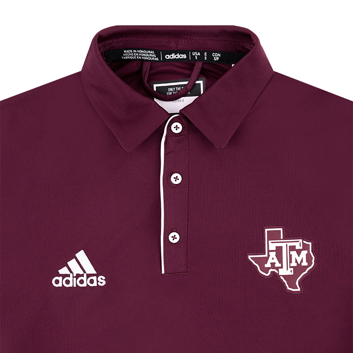 Texas A&M Adidas Lonestar Coaches Polo