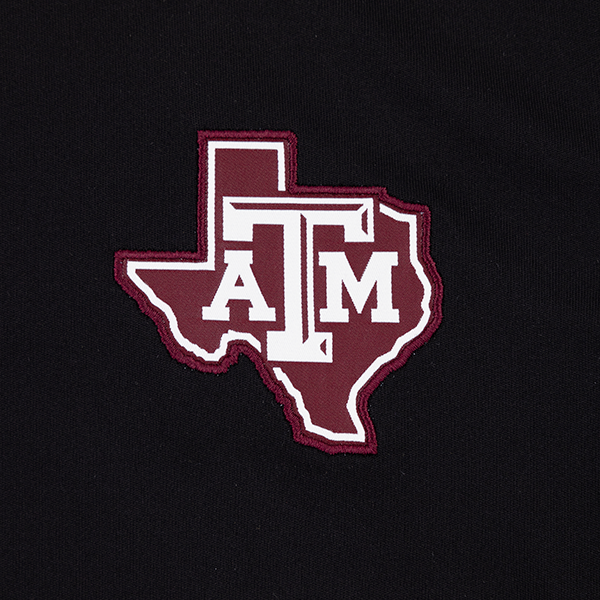 Texas A&M Adidas Black Coaches Polo