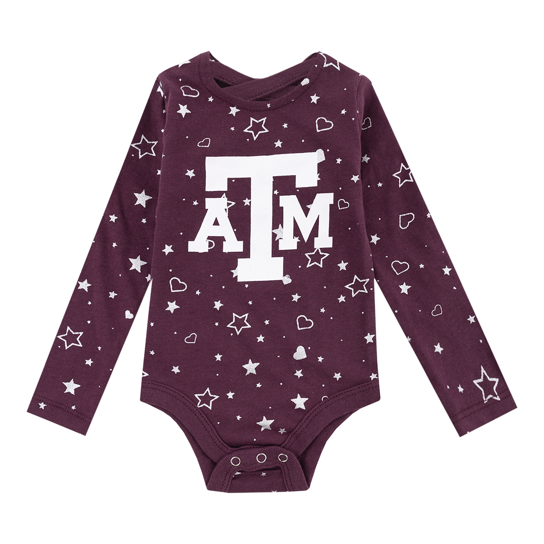 Texas A&M Infant Star Onesie Two Piece Set