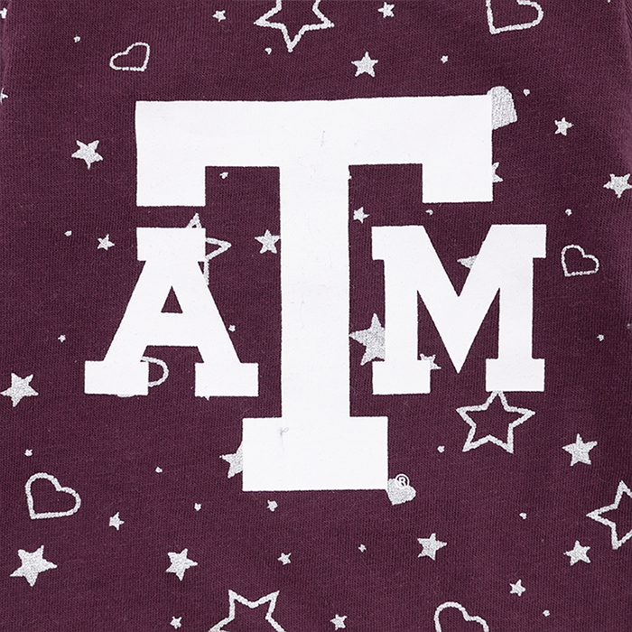 Texas A&M Infant Star Onesie Two Piece Set