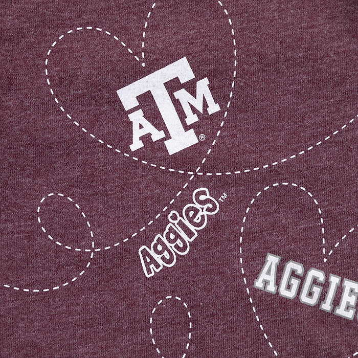 Texas A&M Infant Star Onesie Two Piece Set