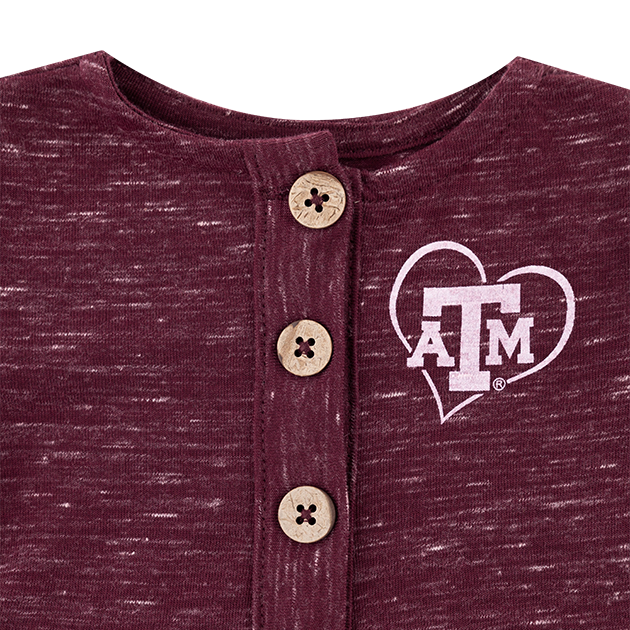 Texas A&M Aggies Infant Fleet Romper