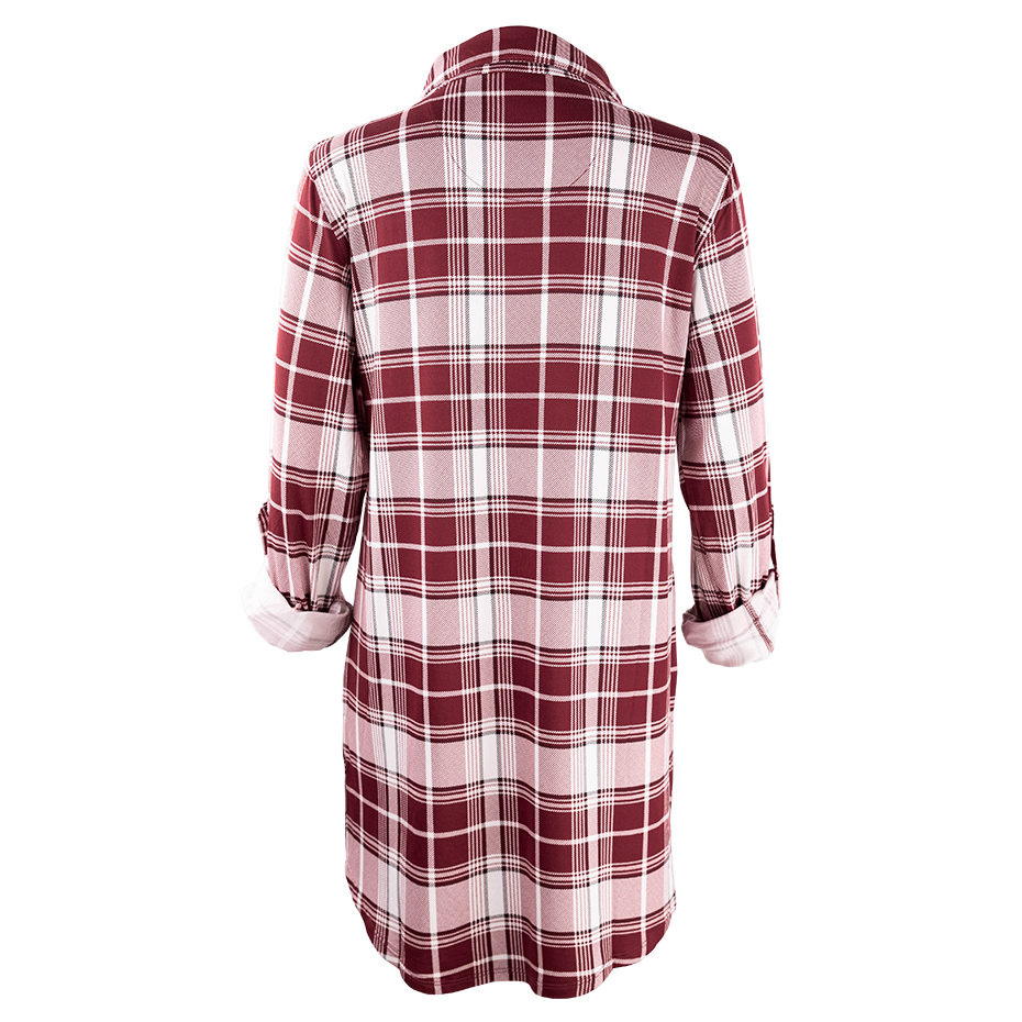 Texas A&M Plaid Nightshirt Gown