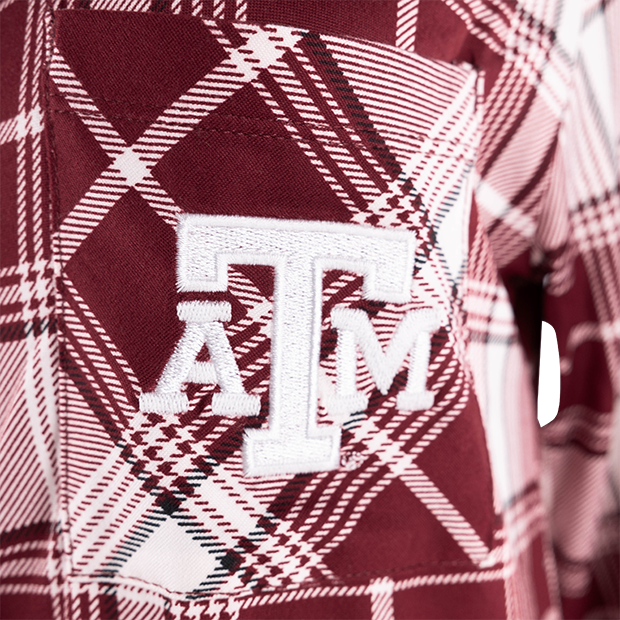 Texas A&M Plaid Nightshirt Gown