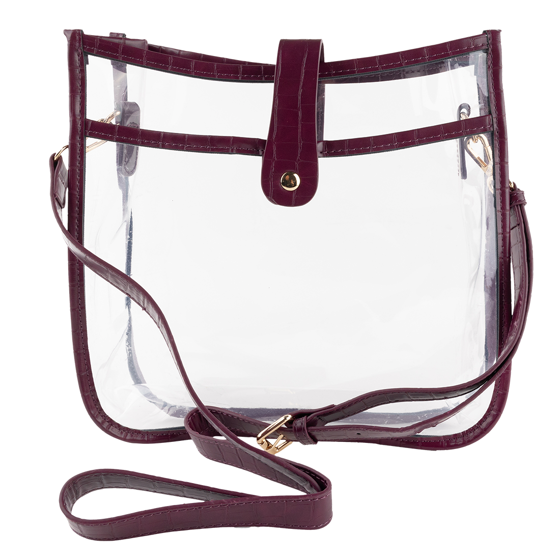 Collegiate Outfitters Clear Crossbody