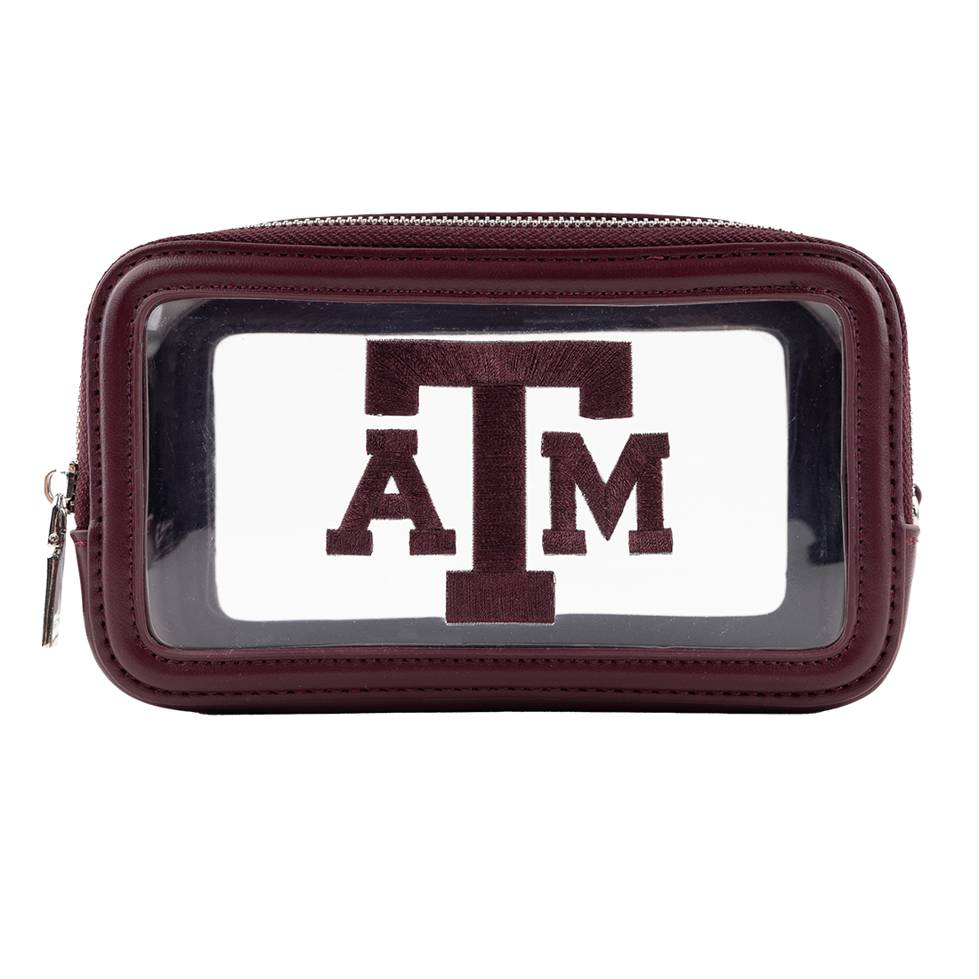 Texas A&M Clear Embroidered Bag