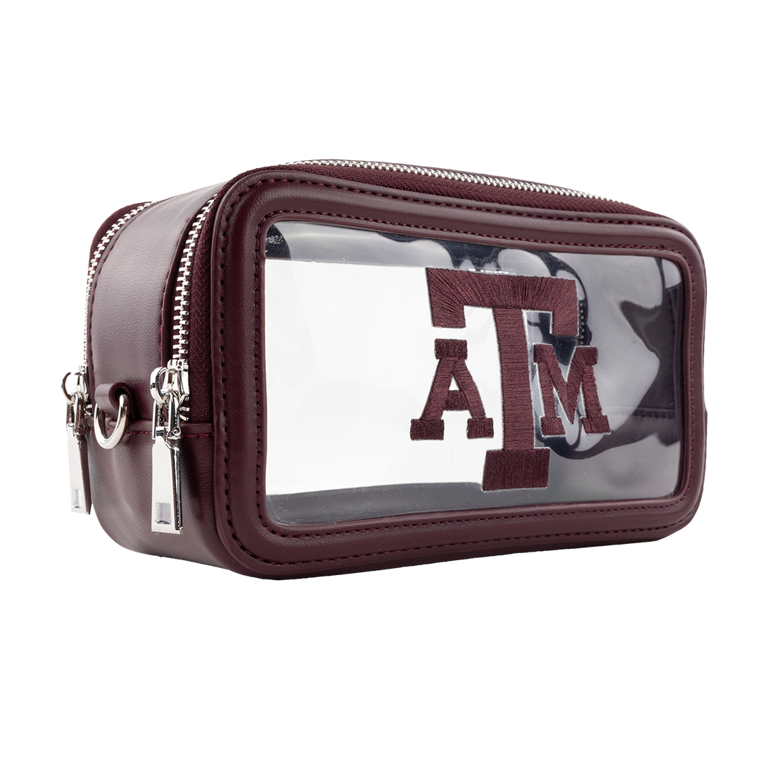 Texas A&M Clear Embroidered Bag