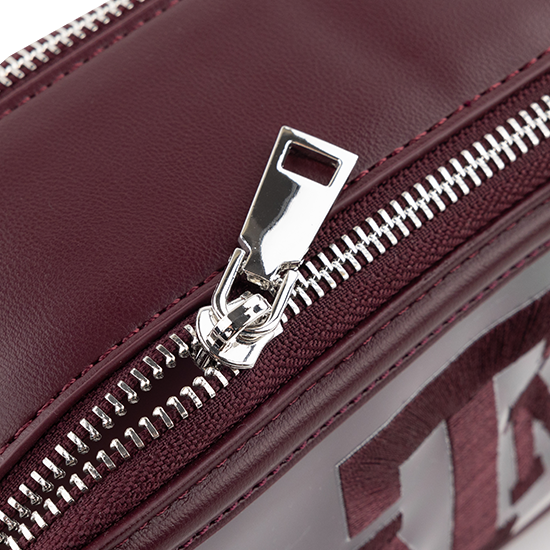 Texas A&M Clear Embroidered Bag