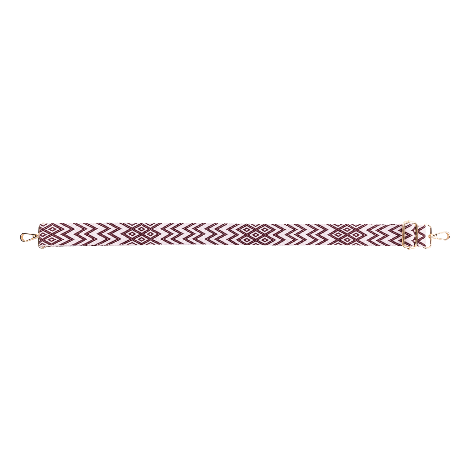 Maroon Chevron Purse Strap