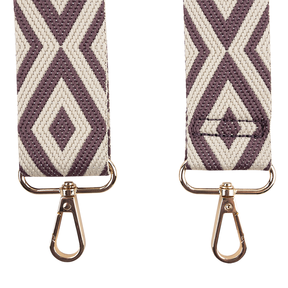 Maroon Diamond Purse Strap