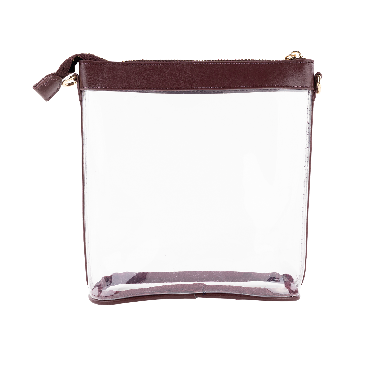 Collegiate Outfitters Clear Square Crossbody