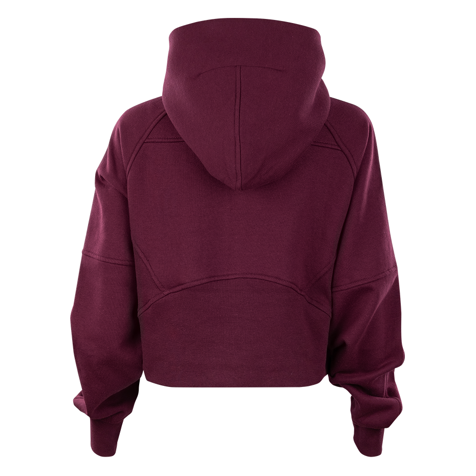 Maroon Half Zip Hoodie