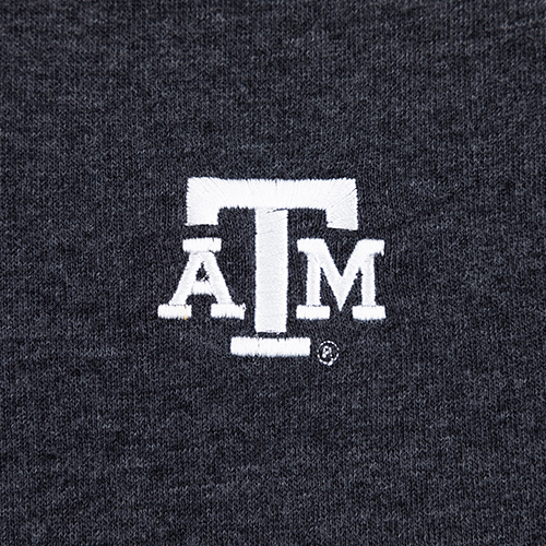 Texas A&M Sleeveless Terry Half Zip Pullover