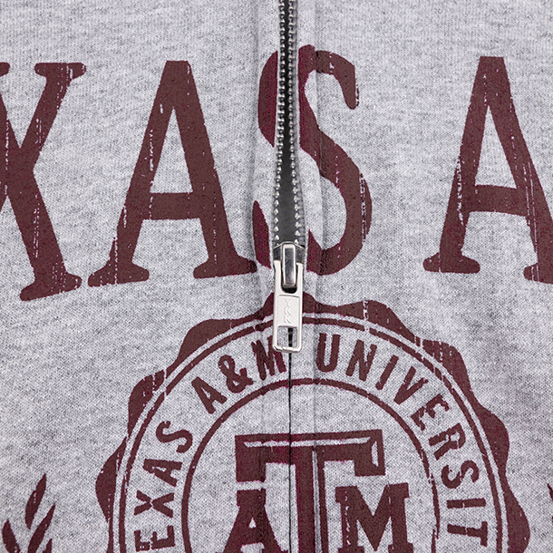 Texas A&M Aggies Champion Seal Powerblend Full Zip Hoodie