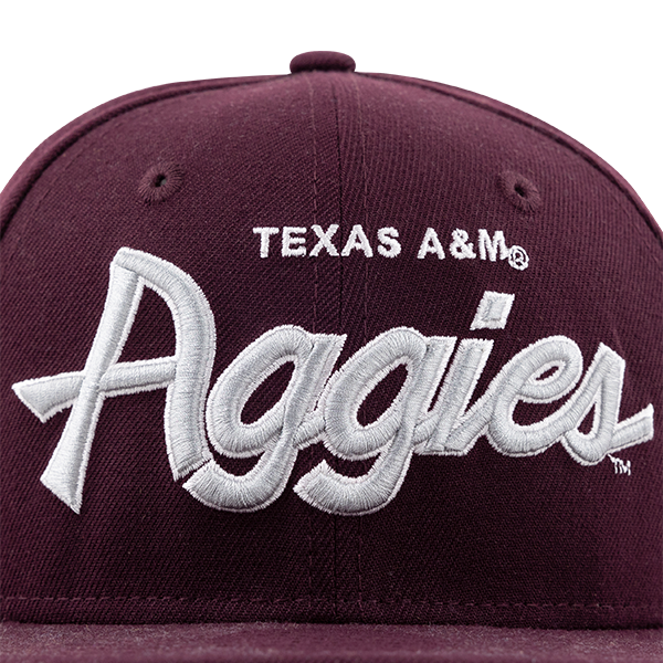 Texas A&M Youth Script Aggies Flatbill Hat