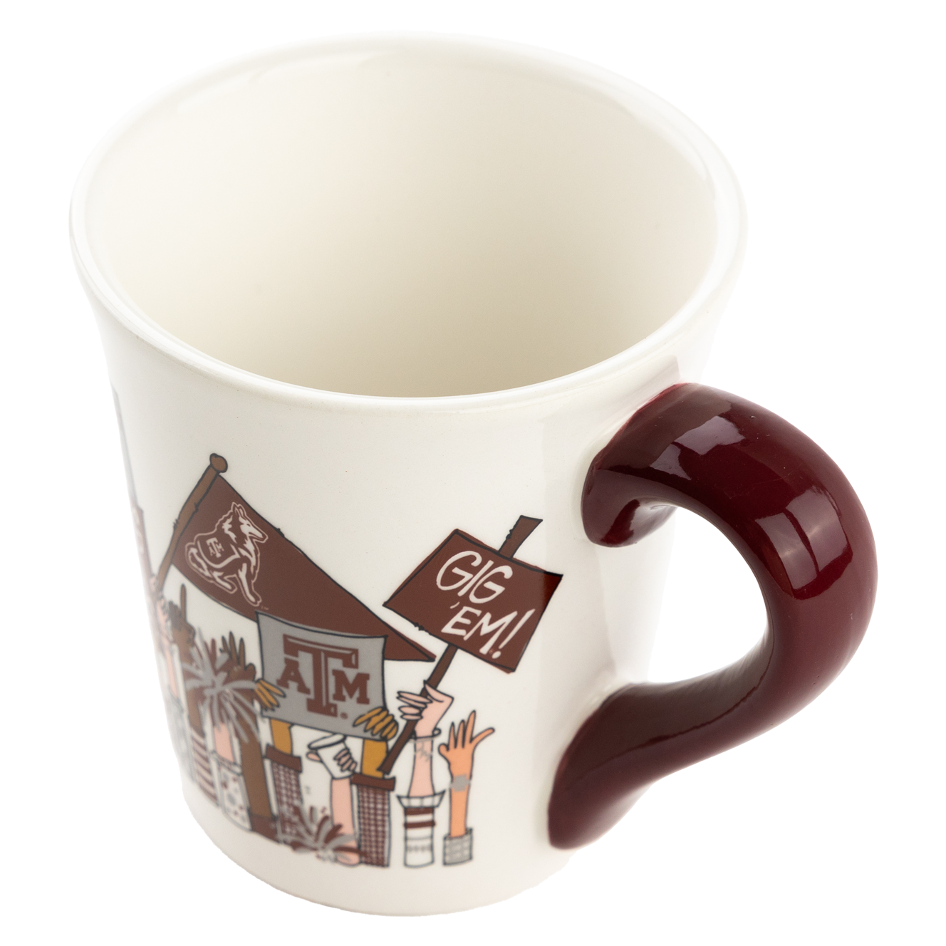 Texas A&M Hands in the Air Mug 12oz