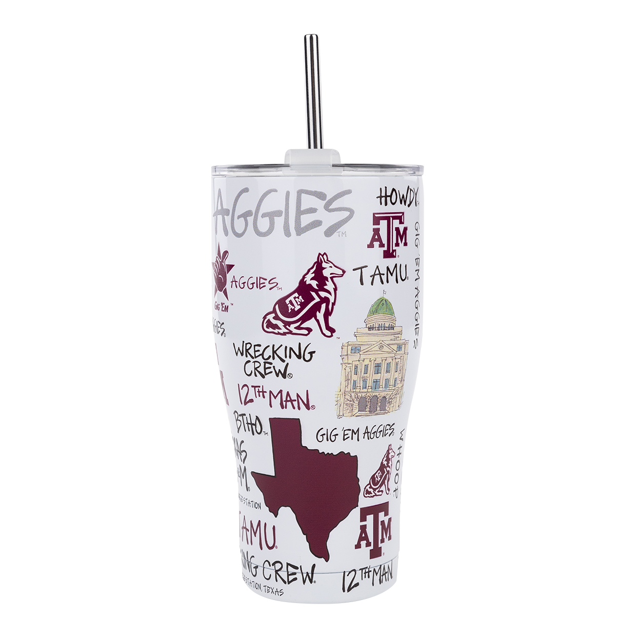 Texas A&M Icon Tumbler 27oz