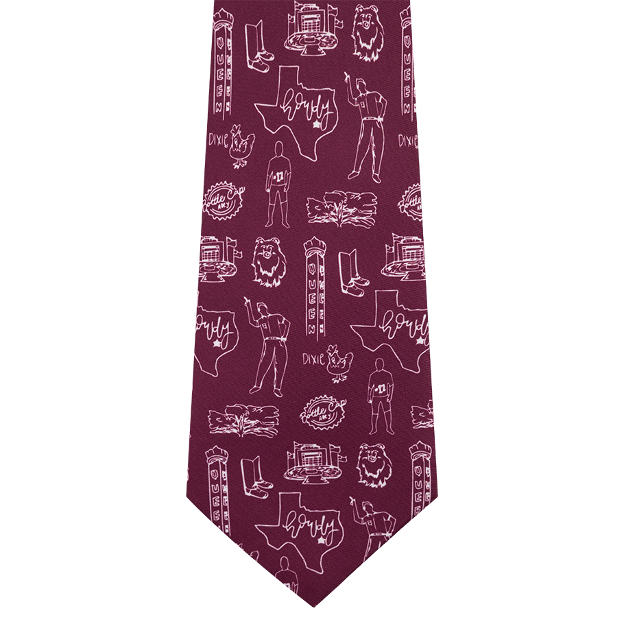 College Station Monuments Tie