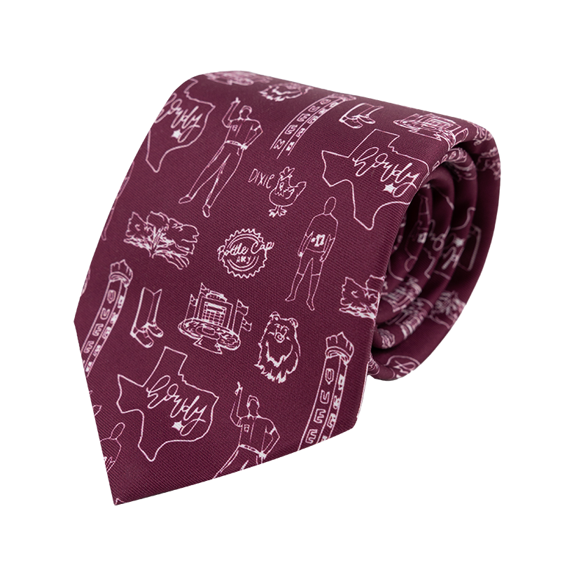 College Station Monuments Tie