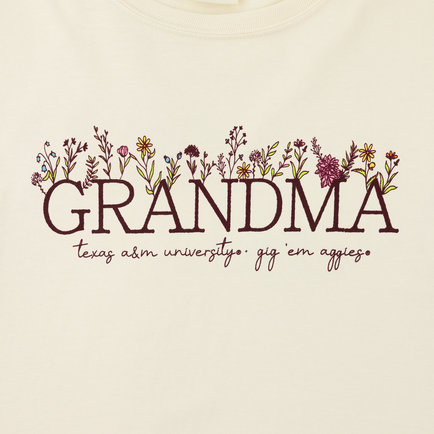 Texas A&M Grandmas Flower Garden T-Shirt