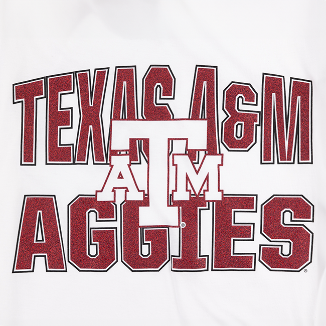 Texas A&M Aggies Maxima Glitter Irvine Tee