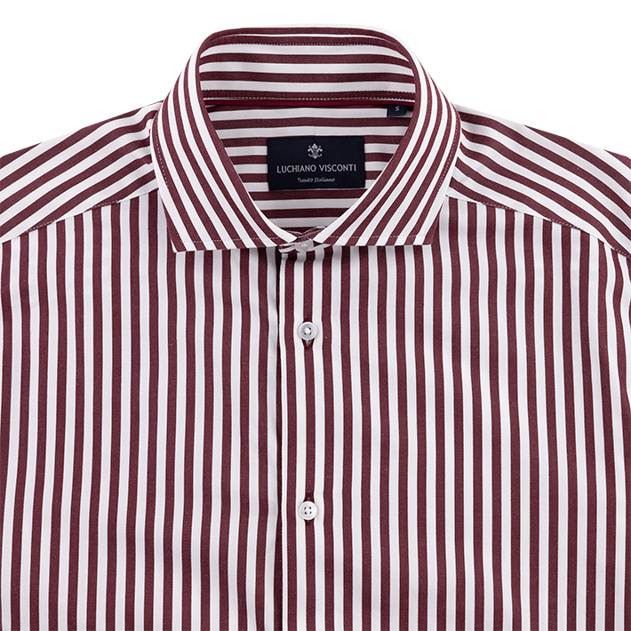 Vertical Striped Luchiano Visconti Button Down