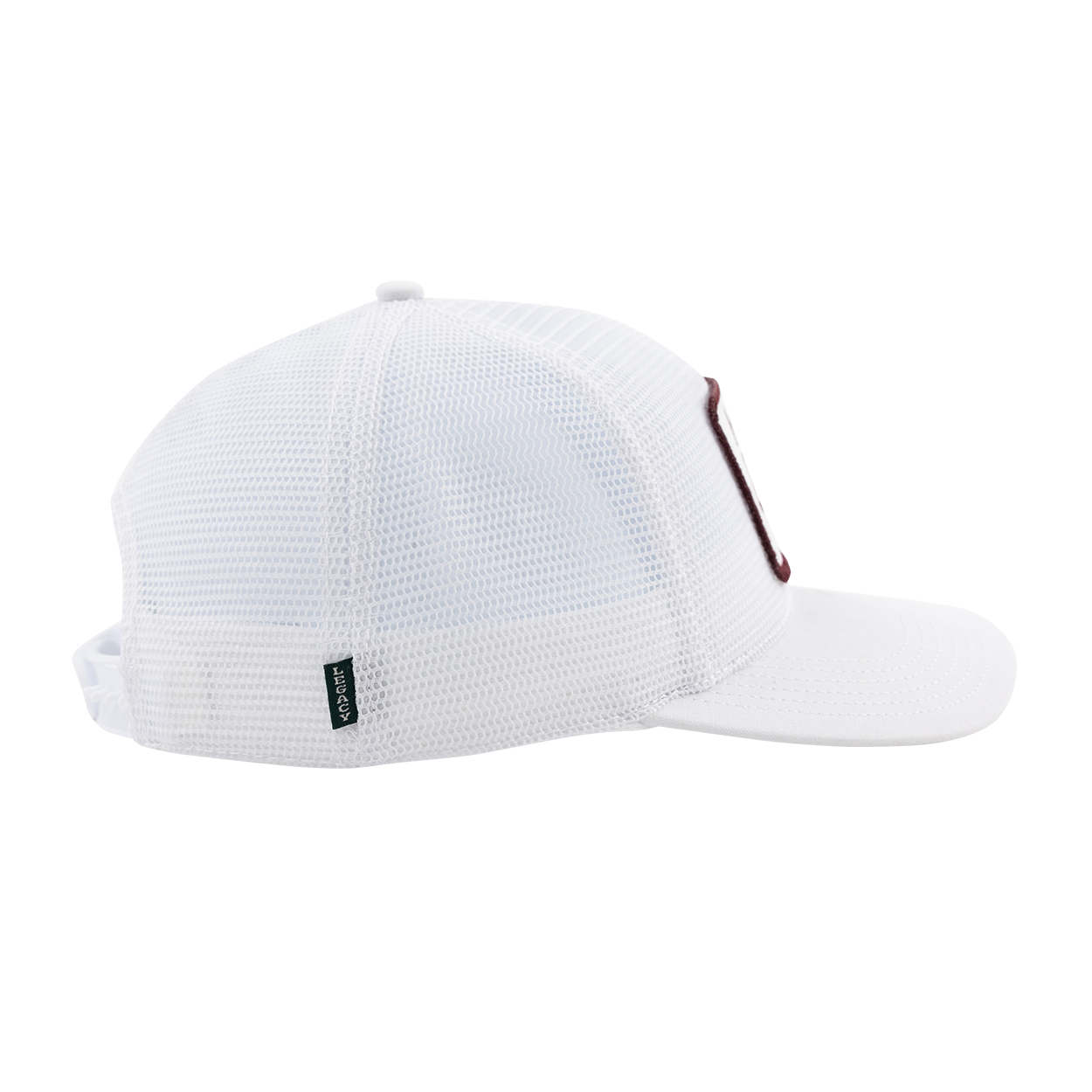 Texas A&M White Meshy Patch Cap