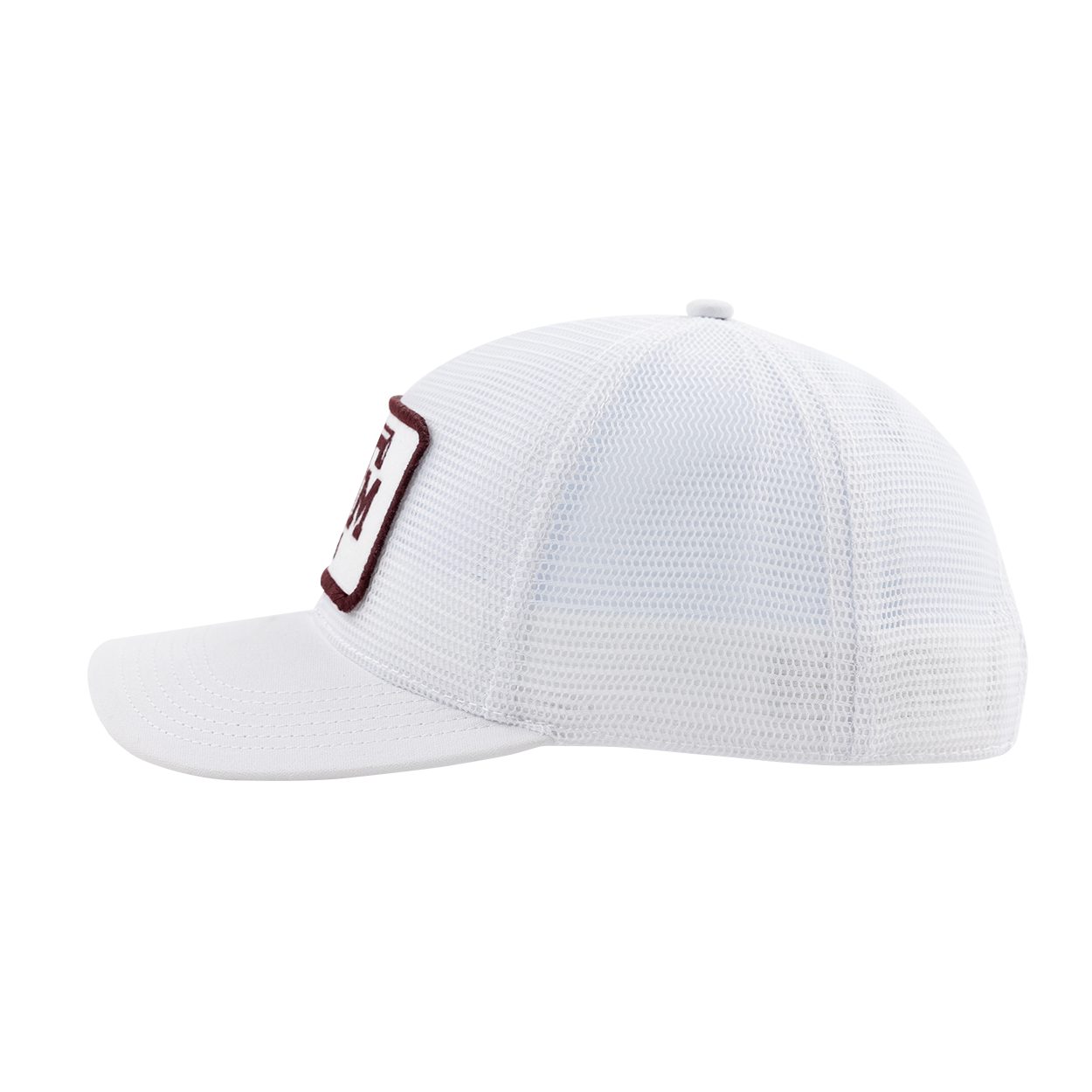 Texas A&M White Meshy Patch Cap