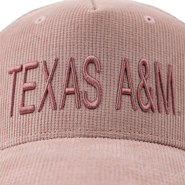 Texas A&M Corduroy Rose Gold Hat