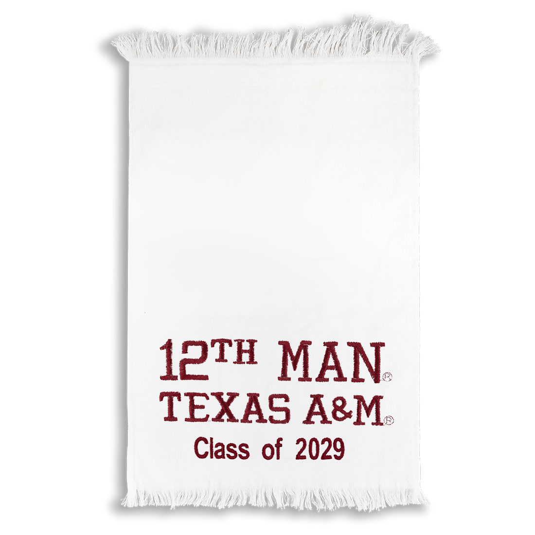 12th Man Texas A&M Embroidered Class of 2029 Towel