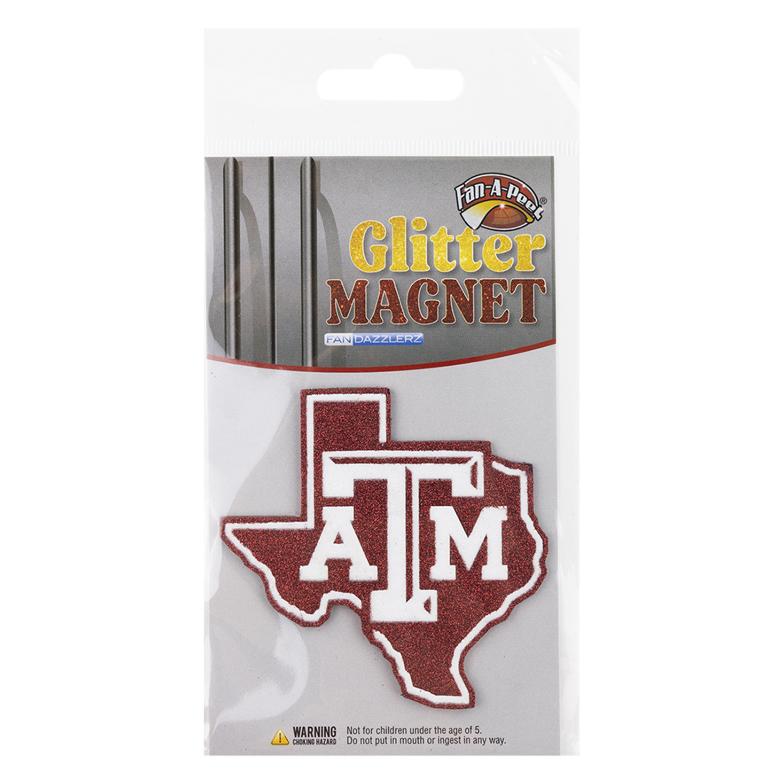 Texas A&M Lonestar Glitter Magnet