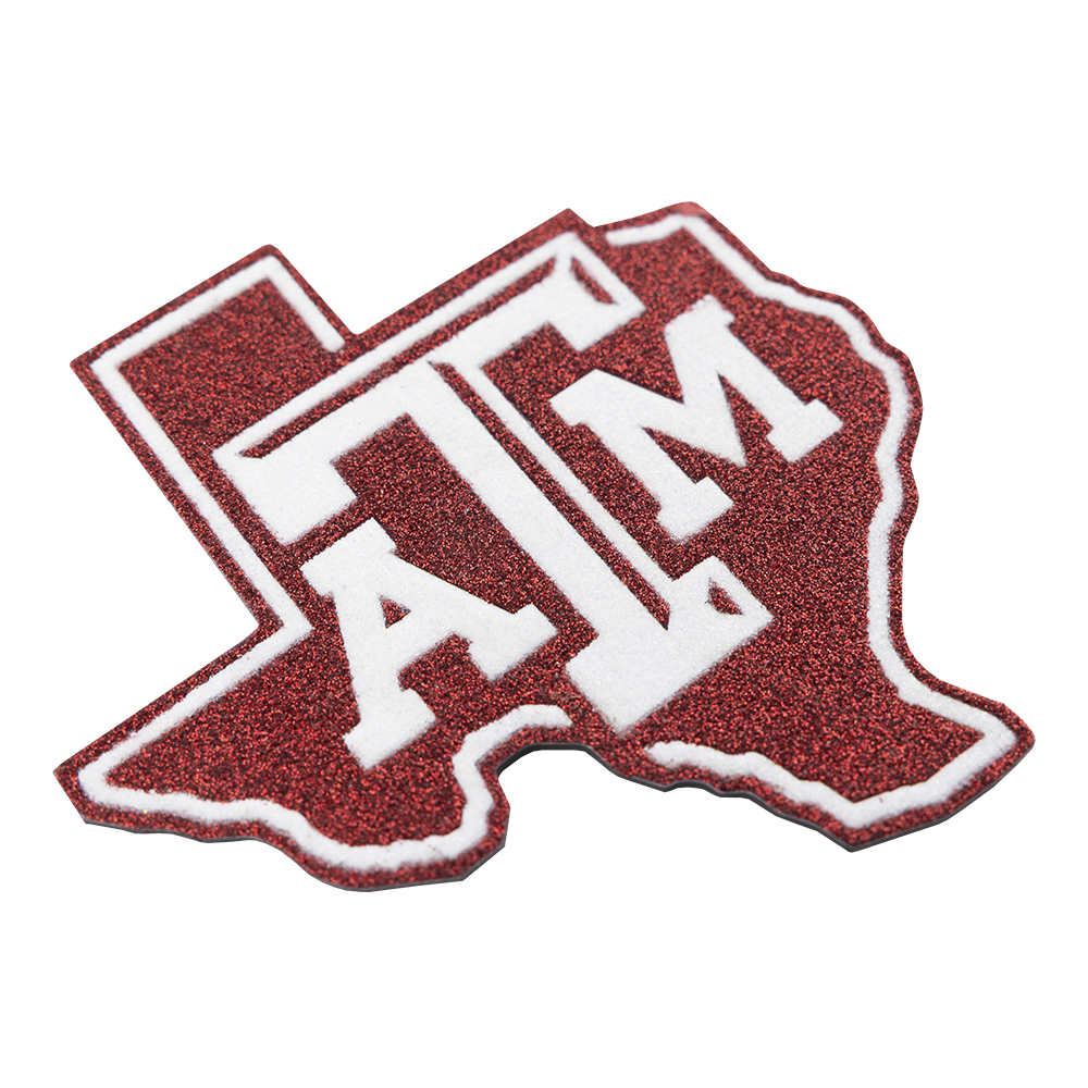 Texas A&M Lonestar Glitter Magnet