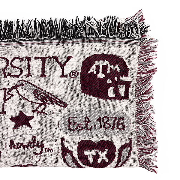 Texas A&M University Julia Gash Tapestry Blanket