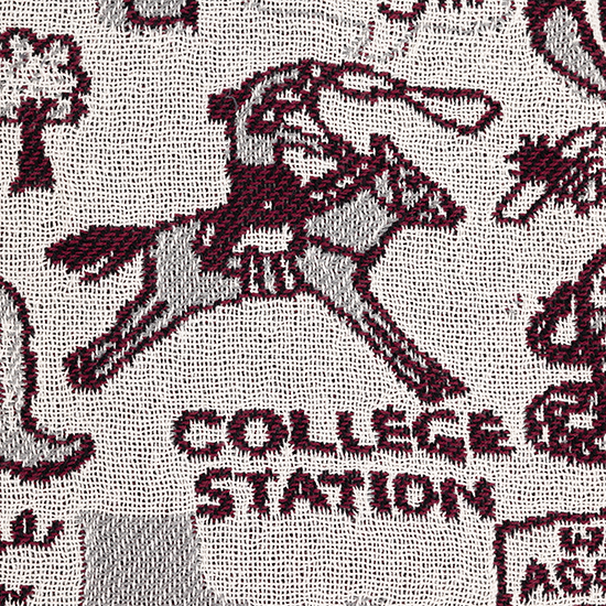 Texas A&M University Julia Gash Tapestry Blanket