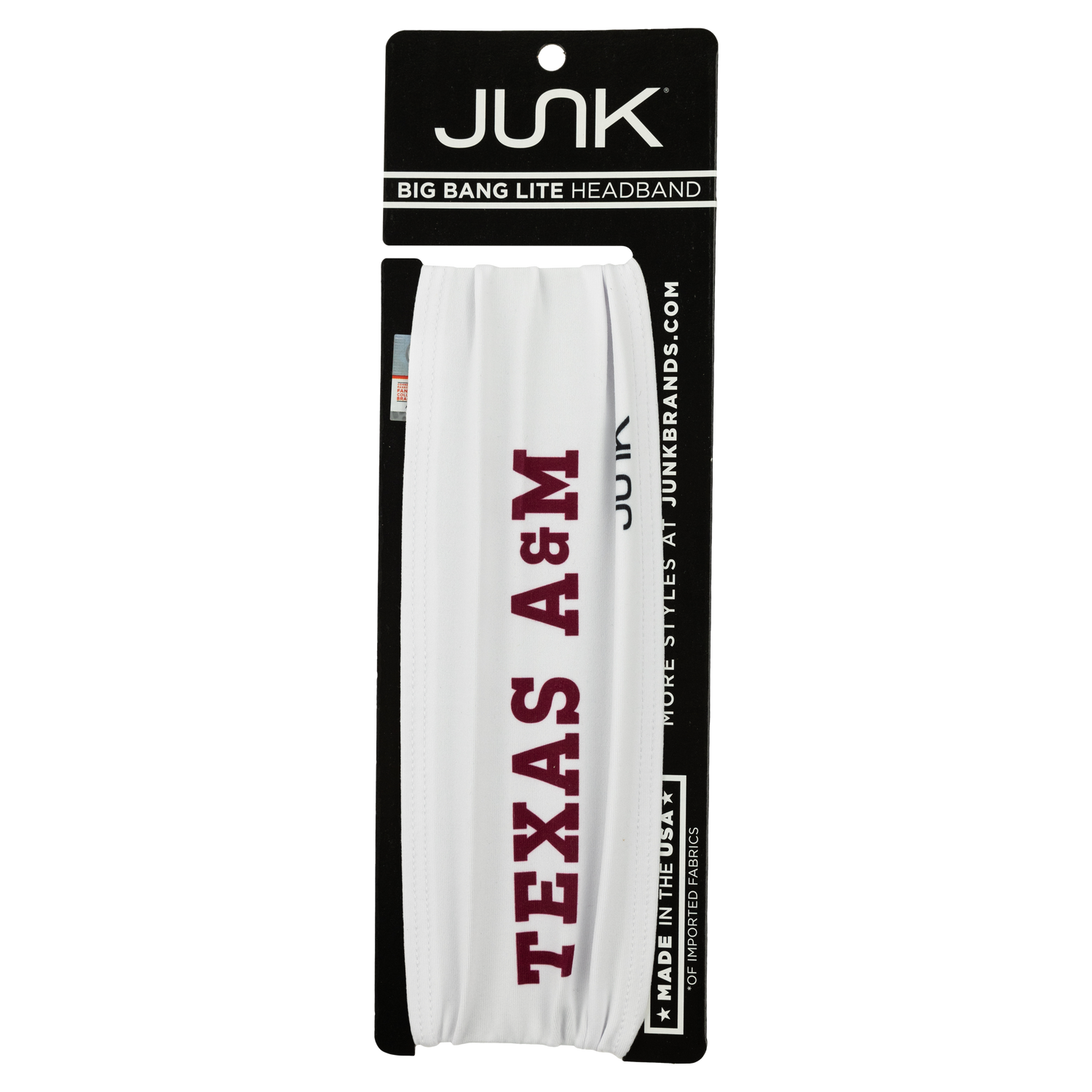 Texas A&M Wordmark White Headband