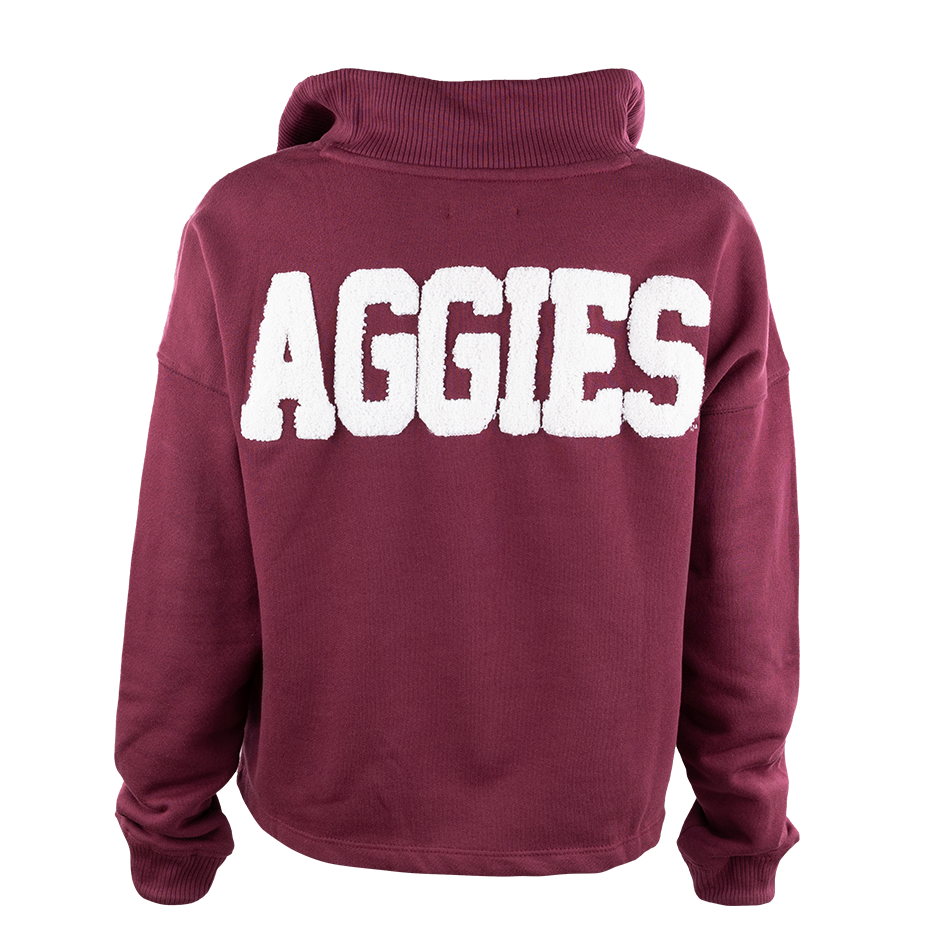 Aggies Collared Sweatshirt